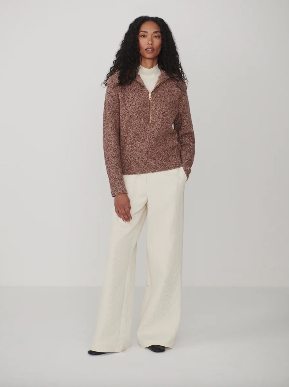 Varley Sherida Half Zip Sweater