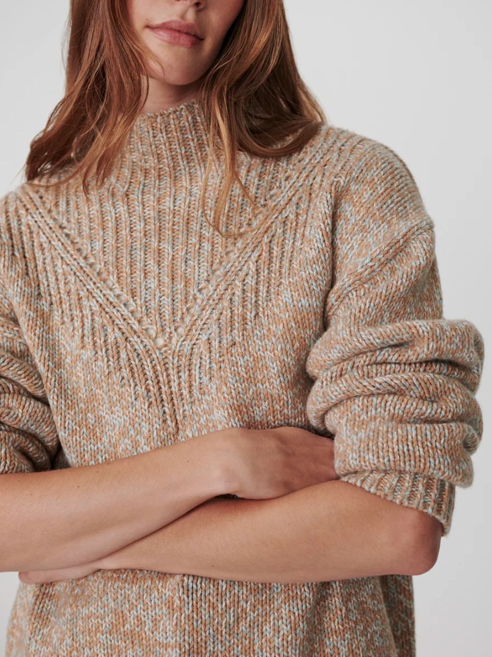 Varley Rosalind High Neck Sweater