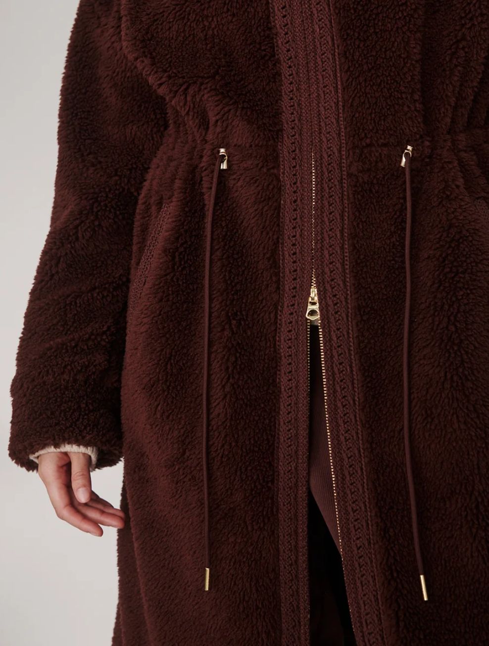 Varley Bennet Long Sherpa Coat