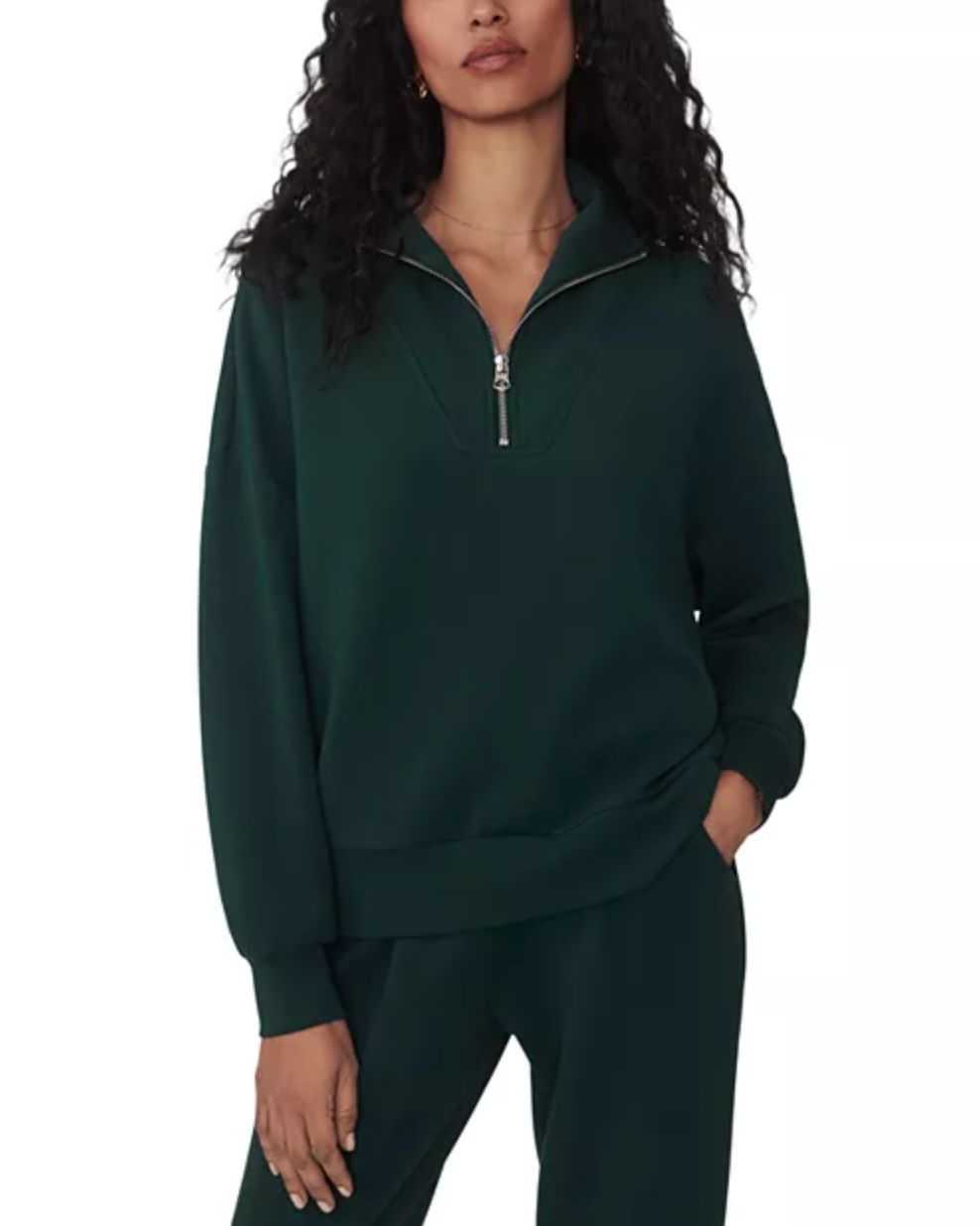 Varley Hawley Half Zip in Ponderosa Pine