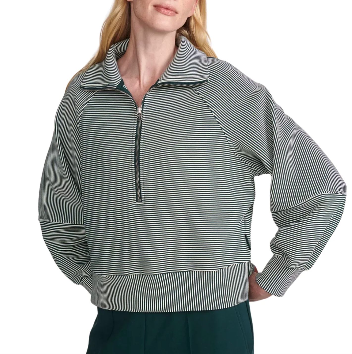 Varley Milano Half Zip Sweatshirt in Ponderosa Pine