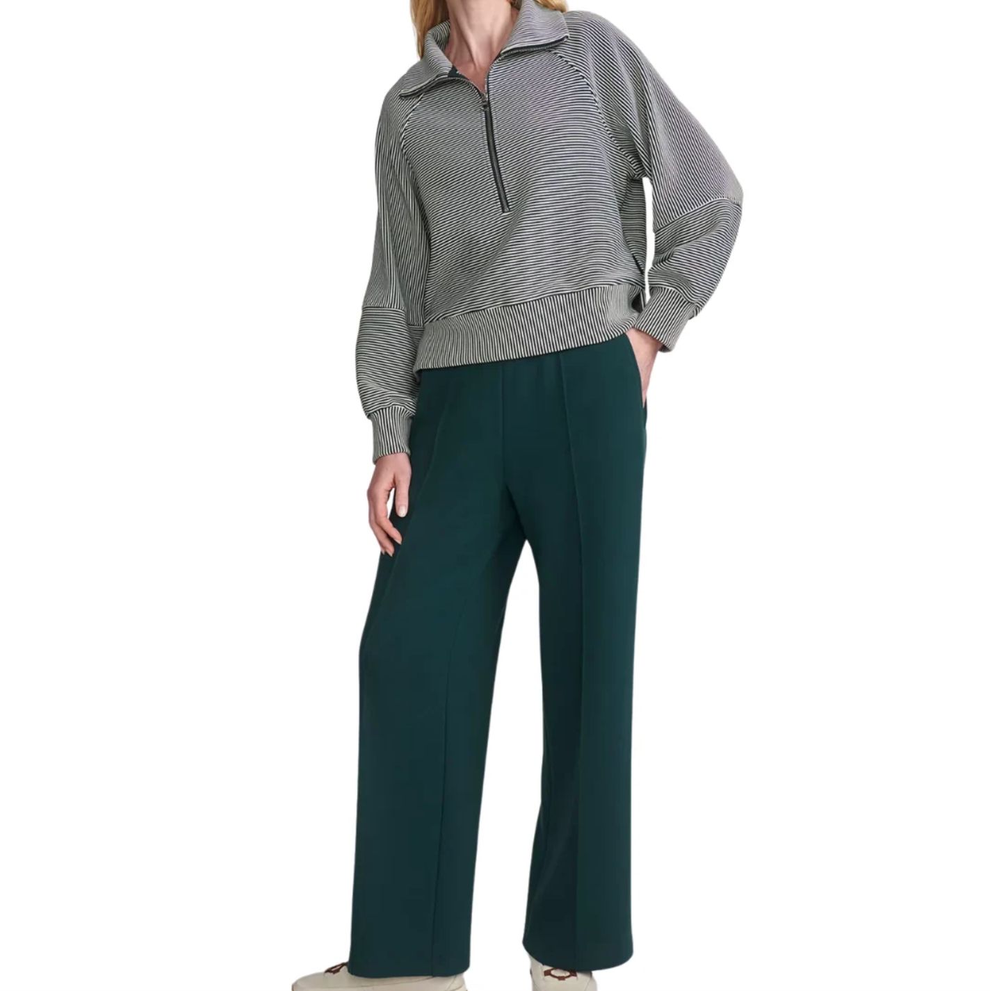 Varley Milano Half Zip Sweatshirt in Ponderosa Pine