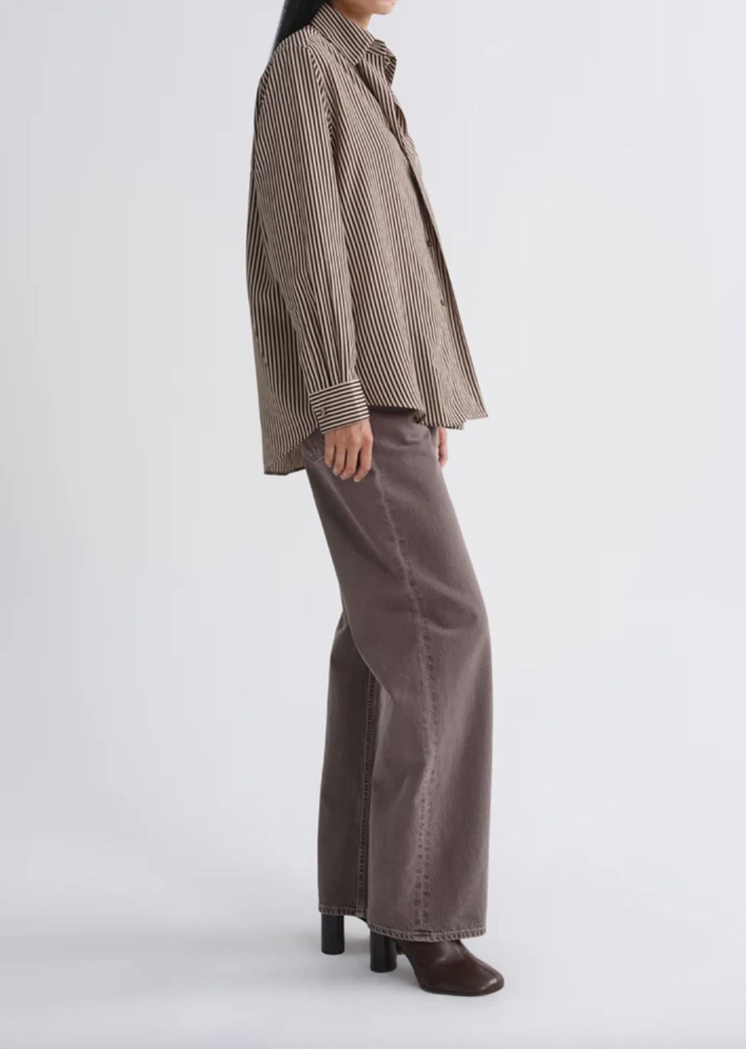 AGolde Aris Trace Stripe Shirt