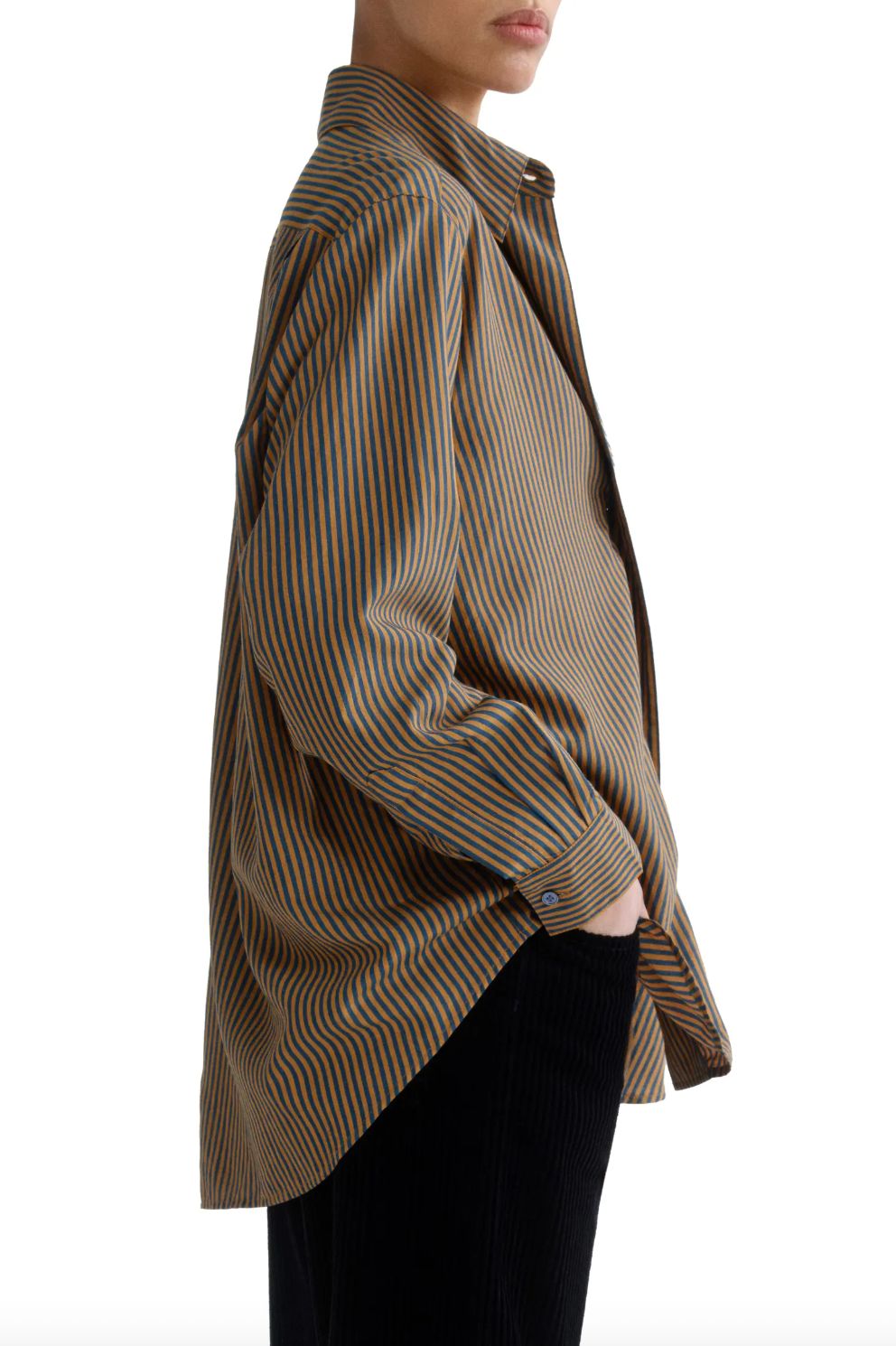 AGolde Aris Trace Stripe Shirt