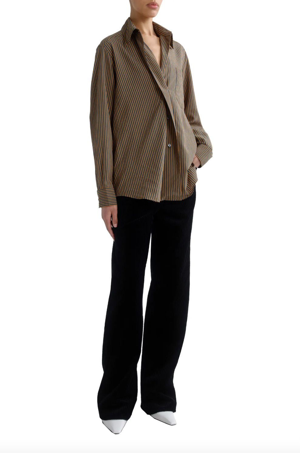 AGolde Aris Trace Stripe Shirt