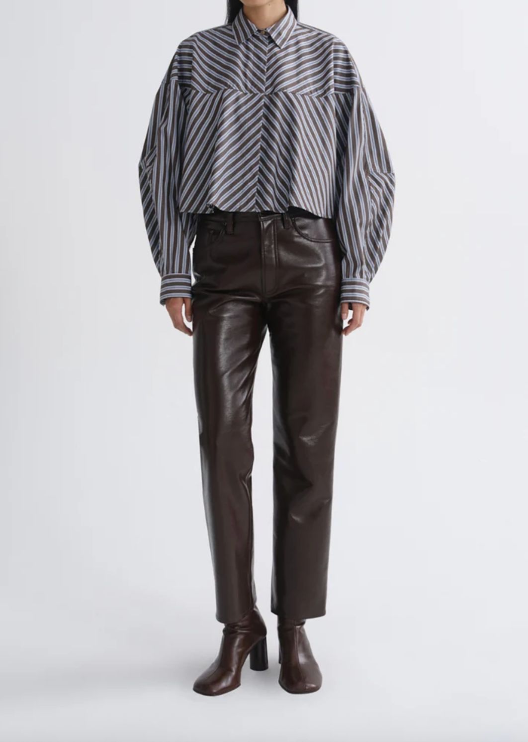 AGolde Agnes Meyer Stripe Shirt