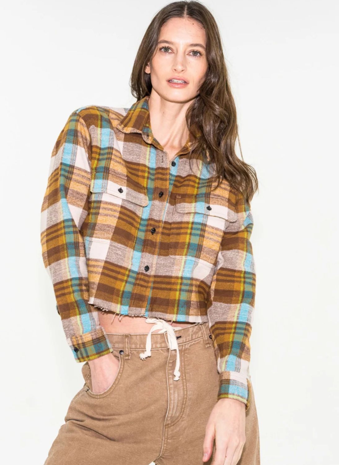 ASKK NY Crosby Flannel in Les Plaid