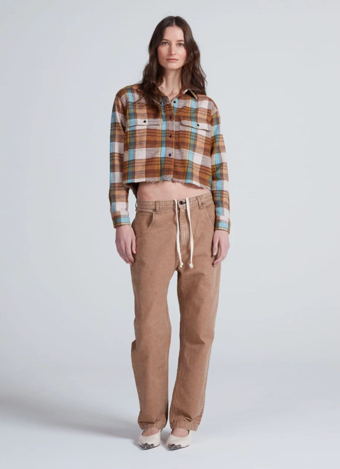 ASKK NY Crosby Flannel in Les Plaid