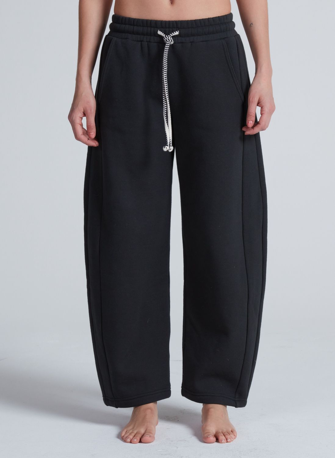 ASKK NY Cancun Sweatpant in Stone Black, Color: Stone Black, Size: XS