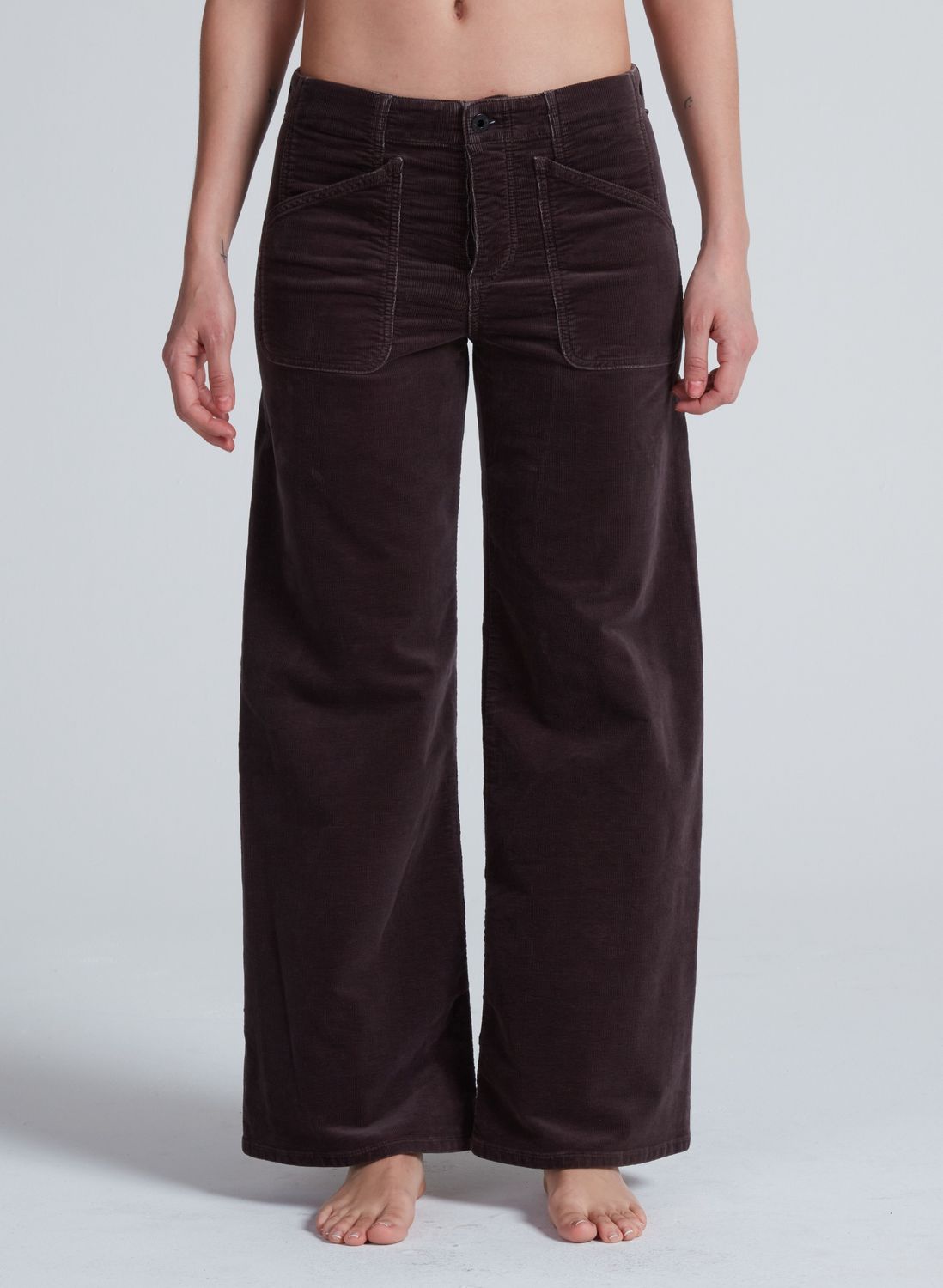 ASKK NY The Jam Corduroy, Color: Chocolate, Size: 24