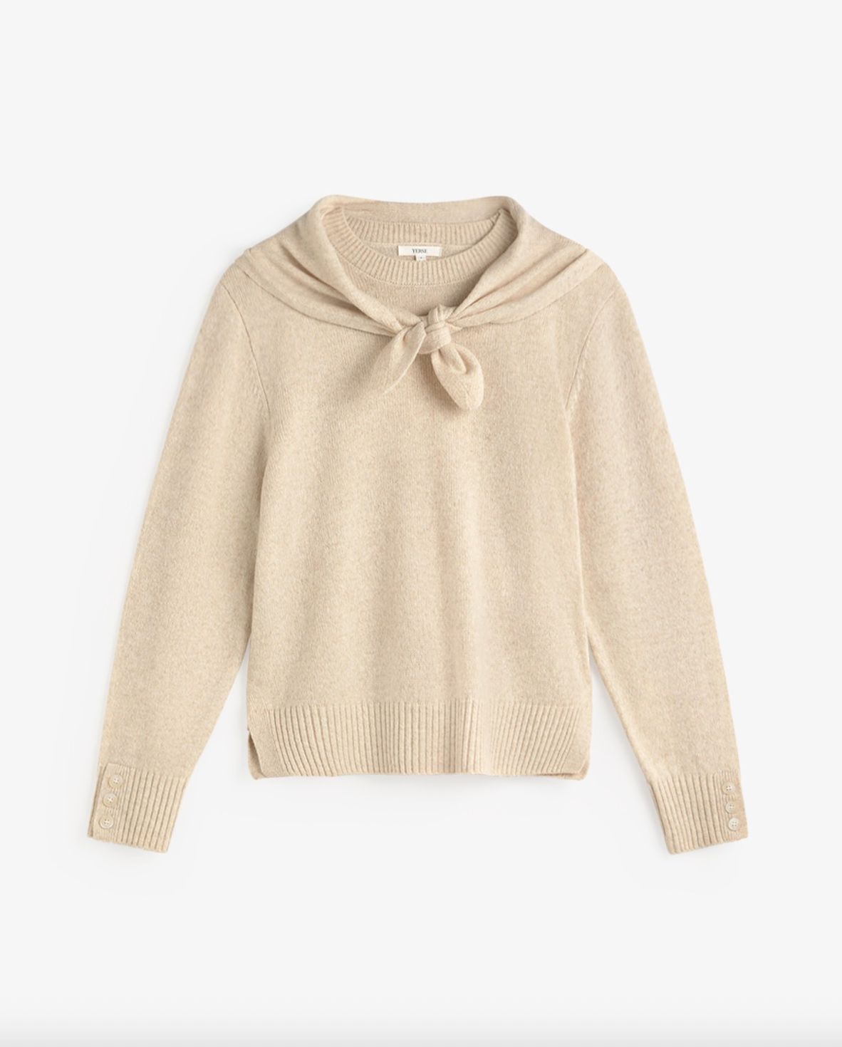 Yerse Daff Sweater with Coordinating Scarf
