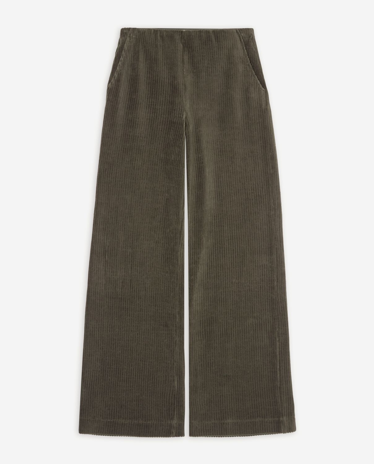 Yerse Dobra Corduroy Pants in Khaki, Color: Khaki, Size: X