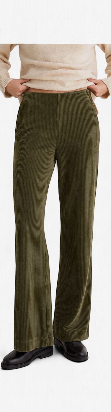 Yerse Dobra Corduroy Pants in Khaki