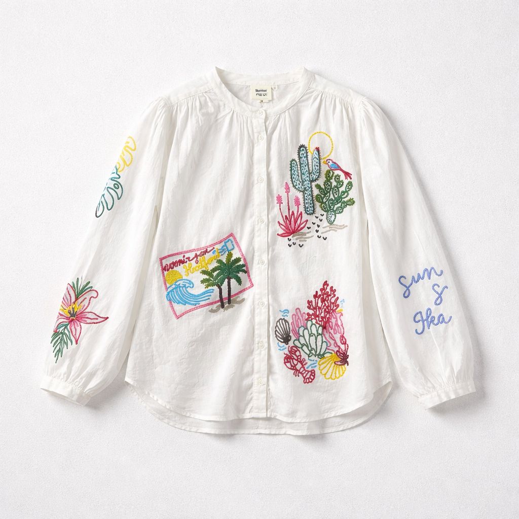 Hartford Cactus Print Blouse