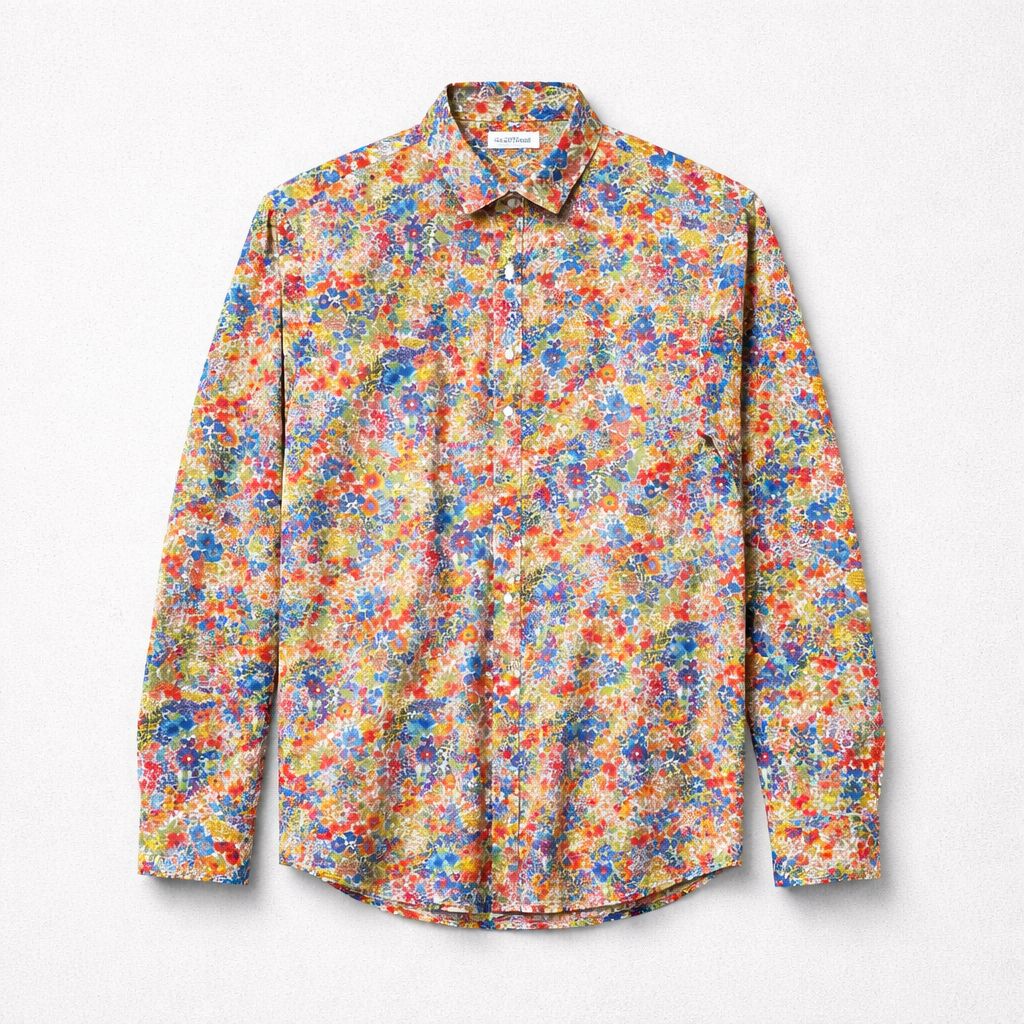 Hartford Red Liberty Print Blouse