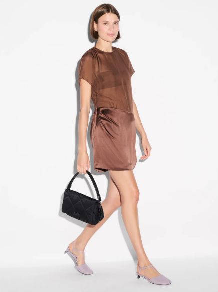 MZ Wallace Madison Flap Crossbody in Black