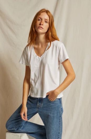 Perfect White Tee Hendrix V, Color: White, Size: XS
