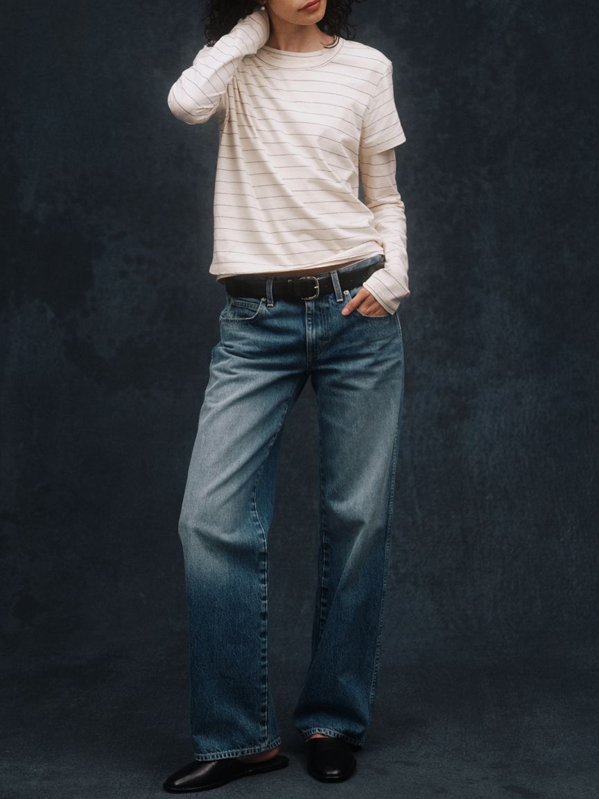 AMO Odette Jean in Smudge, Color: Smudge, Size: 24