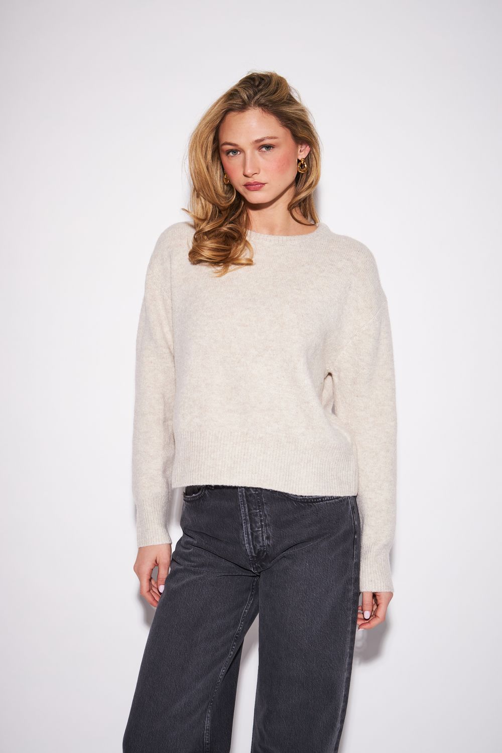 John &amp; Jenn Wilfred Sweater, Color: Oat, Size: XS