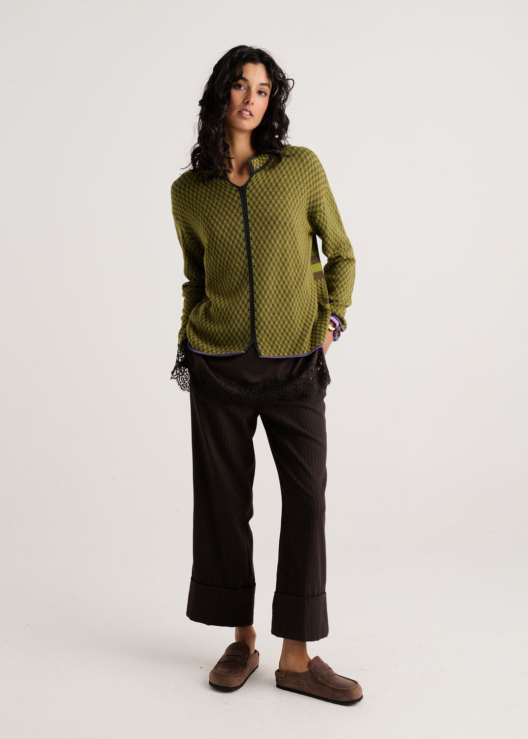 Zaket + Plover Houndstooth Pullover