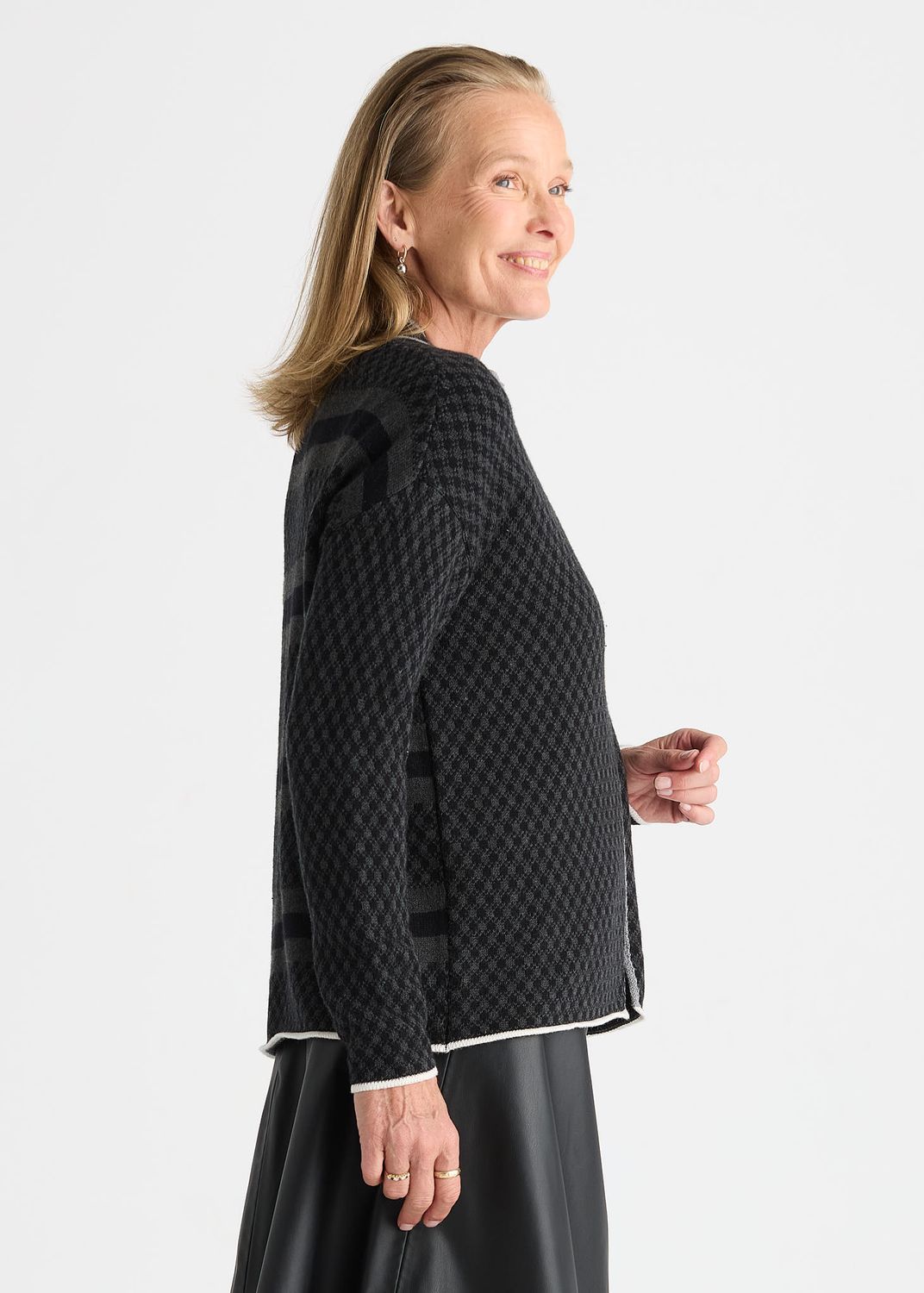 Zaket + Plover Houndstooth Pullover