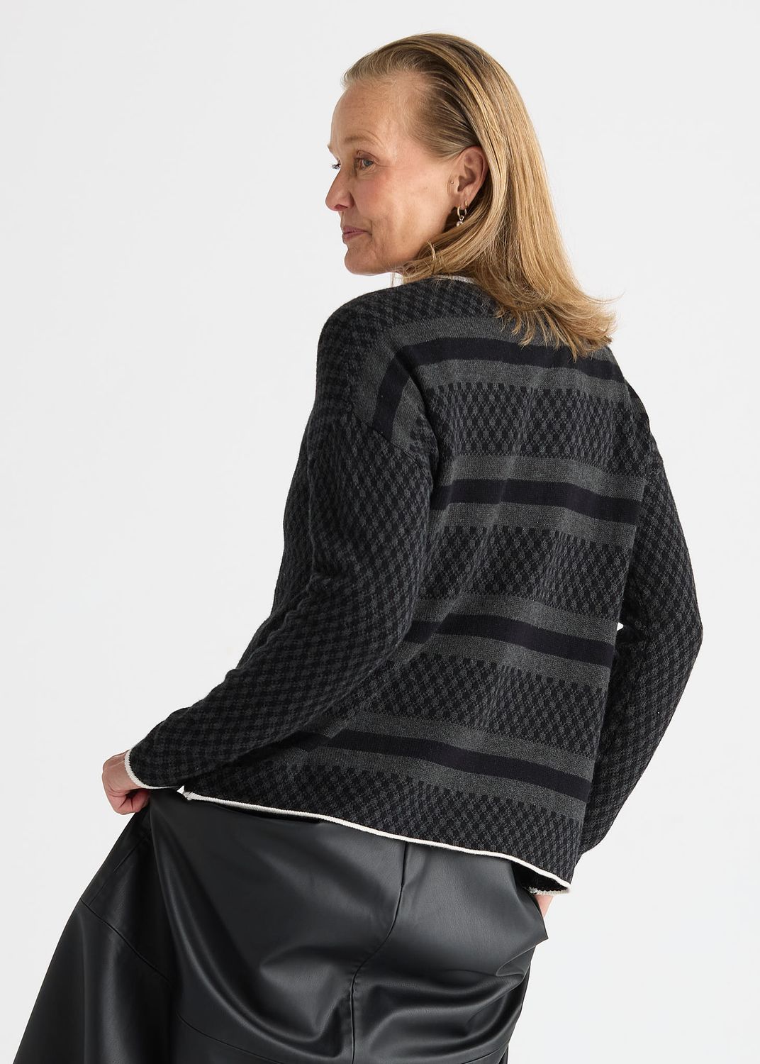 Zaket + Plover Houndstooth Pullover