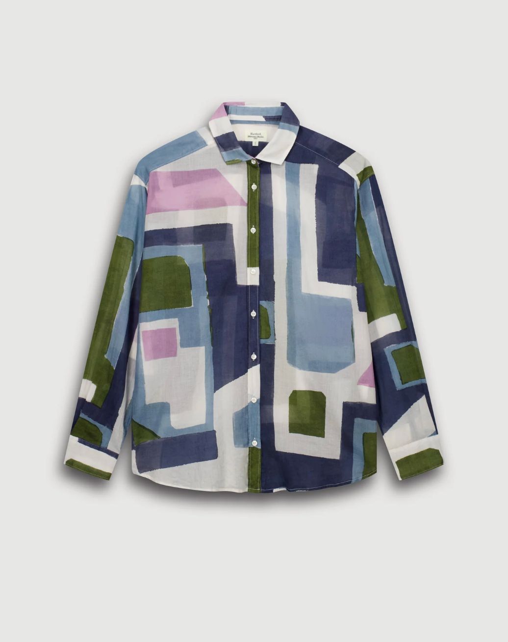 Hartford Charlot Blouse in Artisanal Tile Print