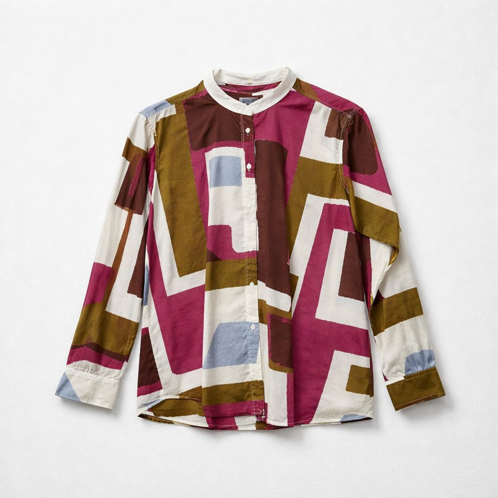 Hartford Cristal Blouse in Artisanal Tile Print