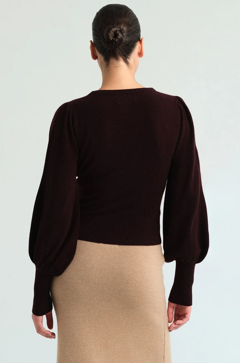 Cara Cara Ezra Top in Merlot