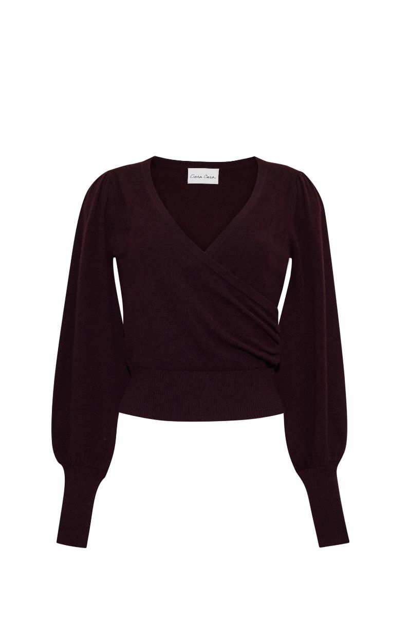Cara Cara Ezra Top in Merlot