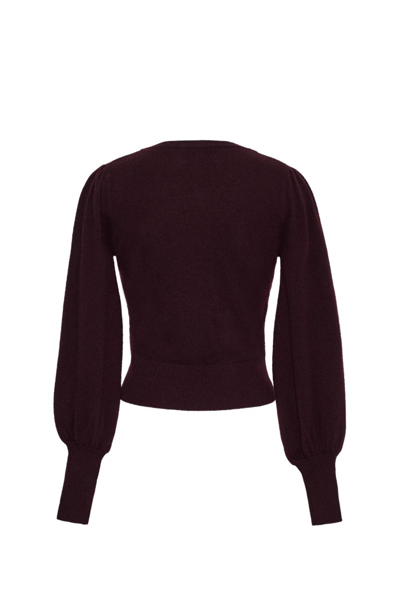Cara Cara Ezra Top in Merlot