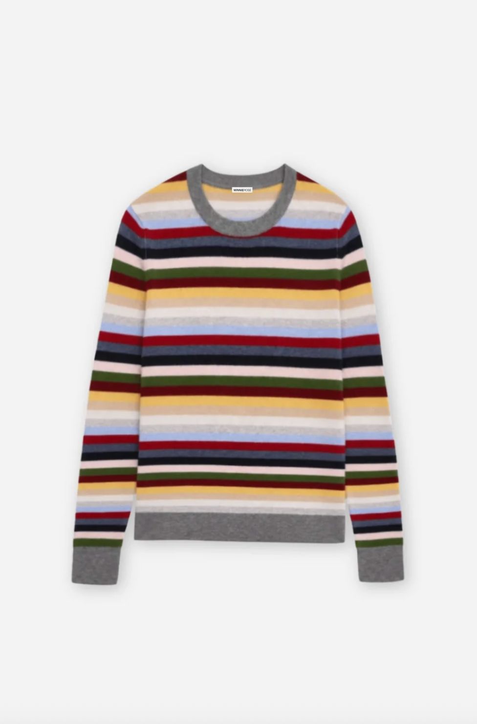 Minnie Rose Long Sleeve Striped Crew