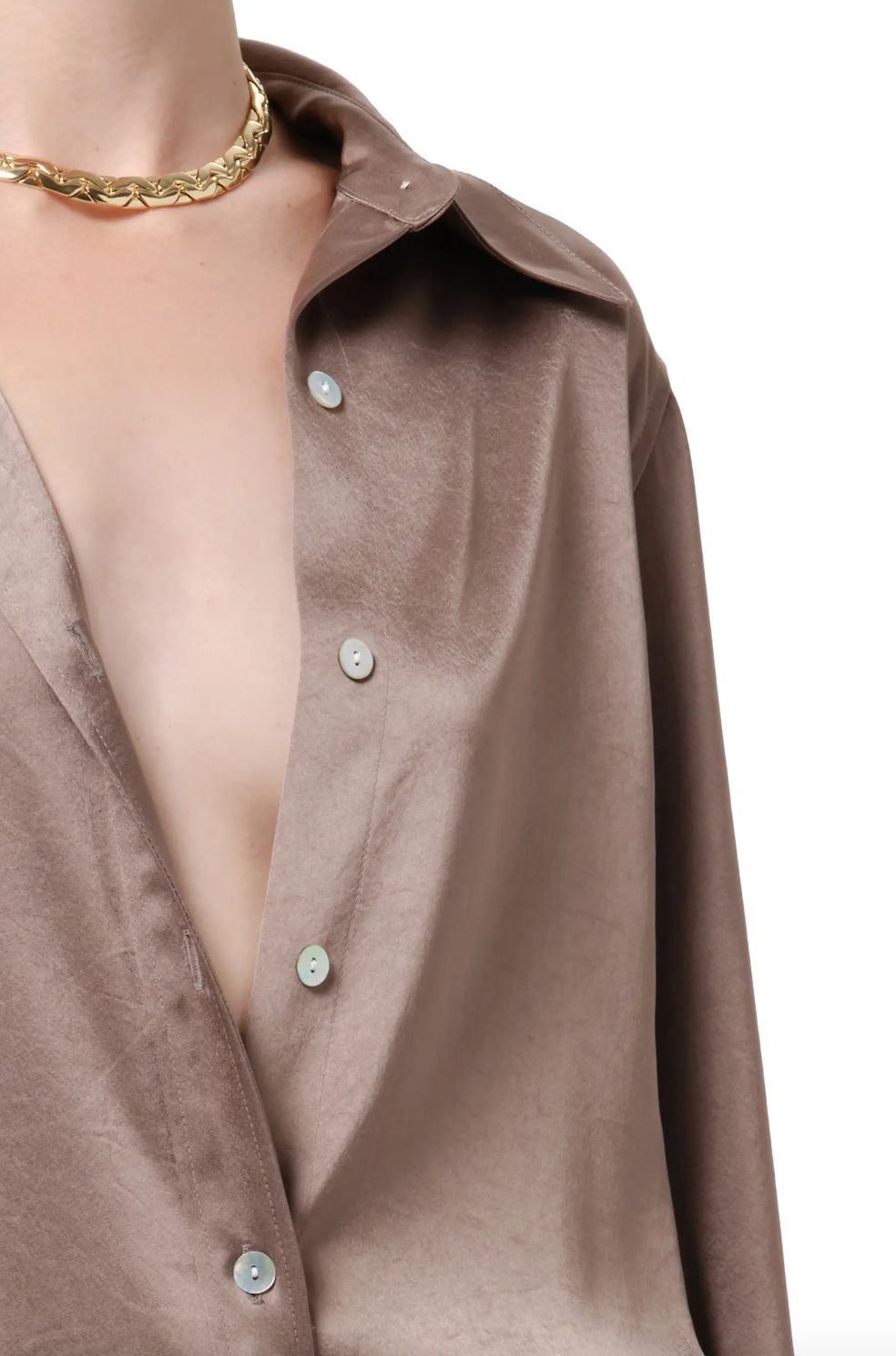 Citizens of Humanity Tullah Shirt in Cocoa