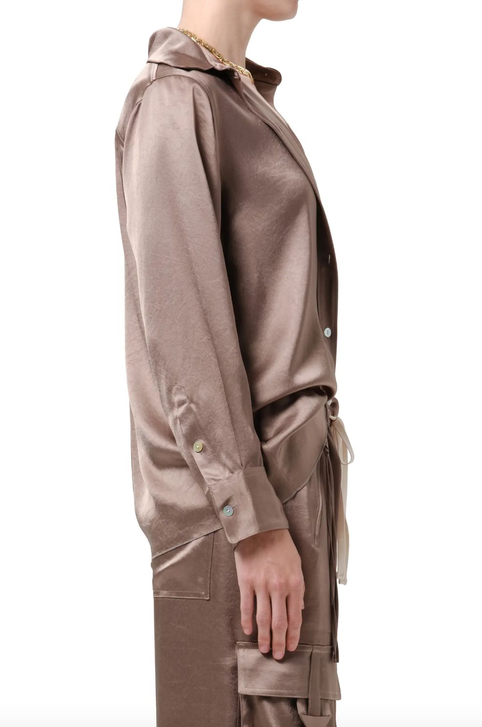 Citizens of Humanity Tullah Shirt in Cocoa