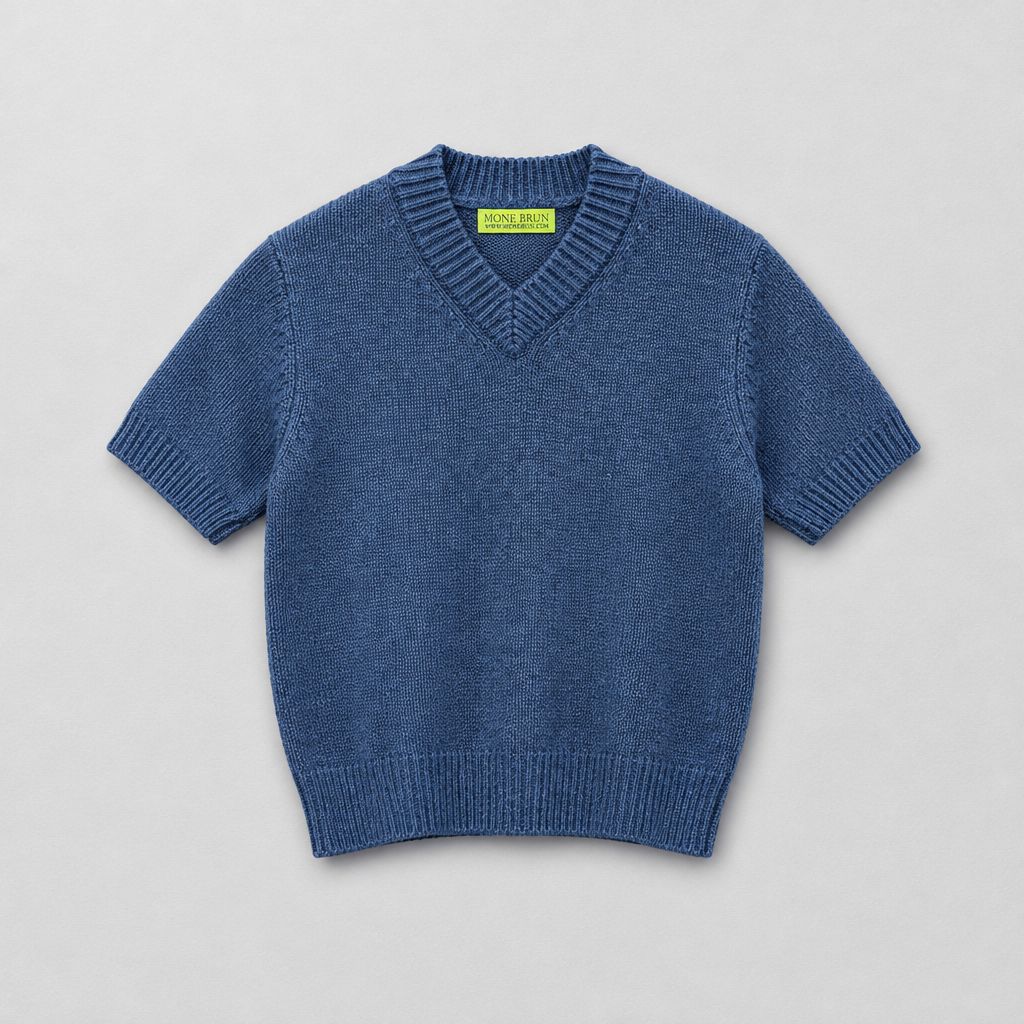 Simone Bruns Tami V-Neck Cashmere Tee