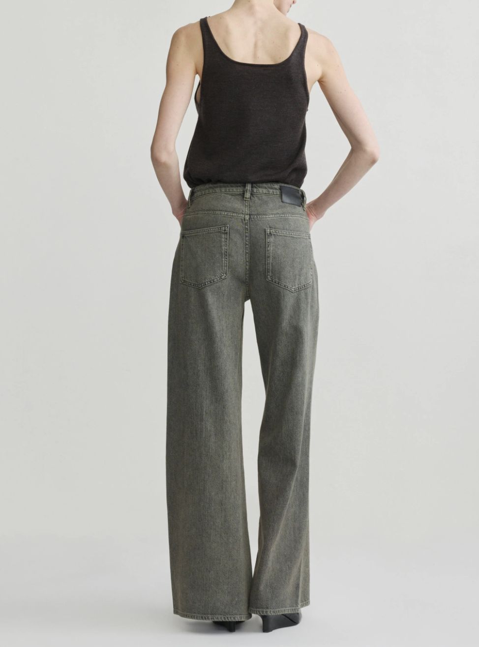 DL1961 Alex Baggy Aura Jean in Character Green