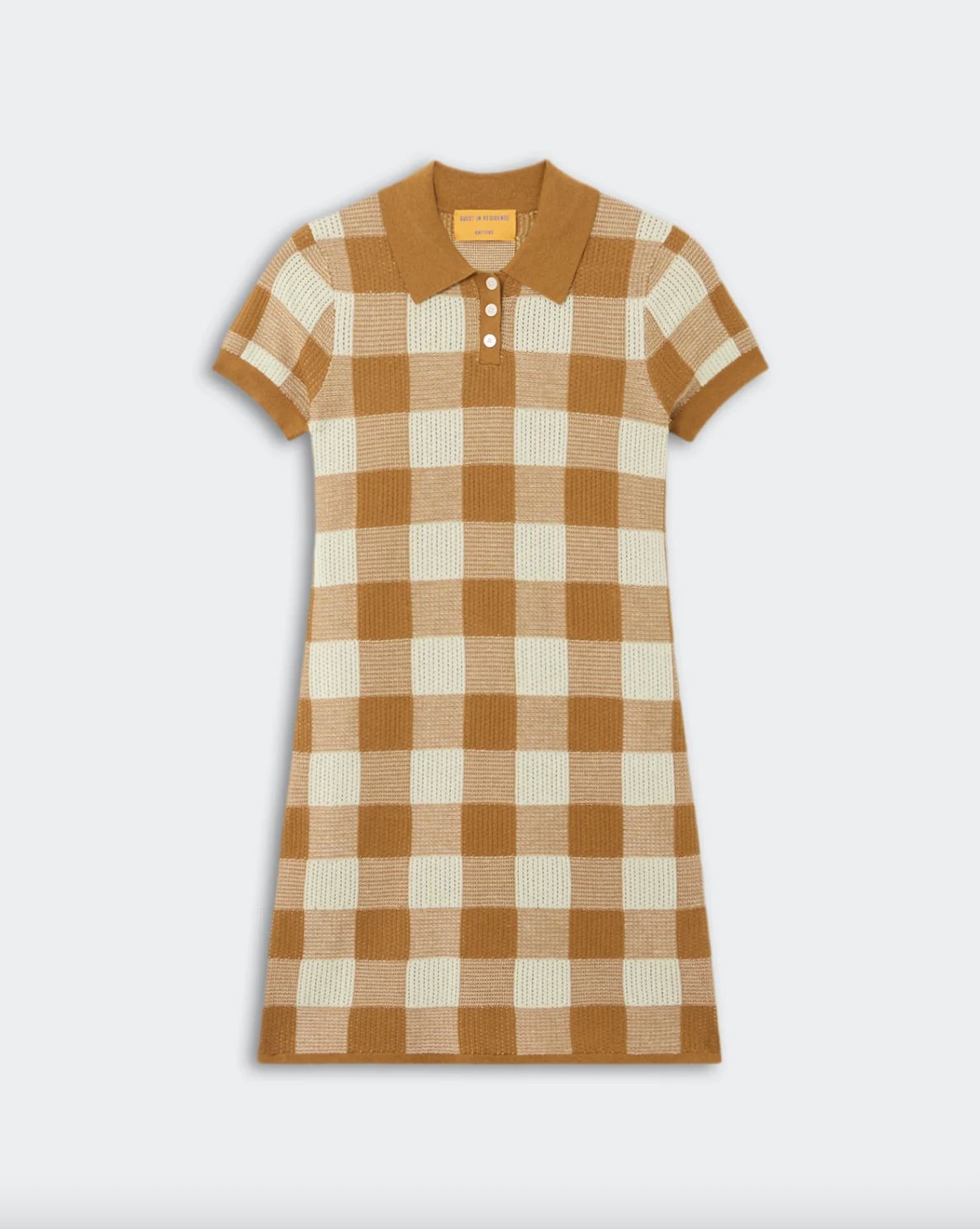 Guest In Residence Gingham Polo Dress