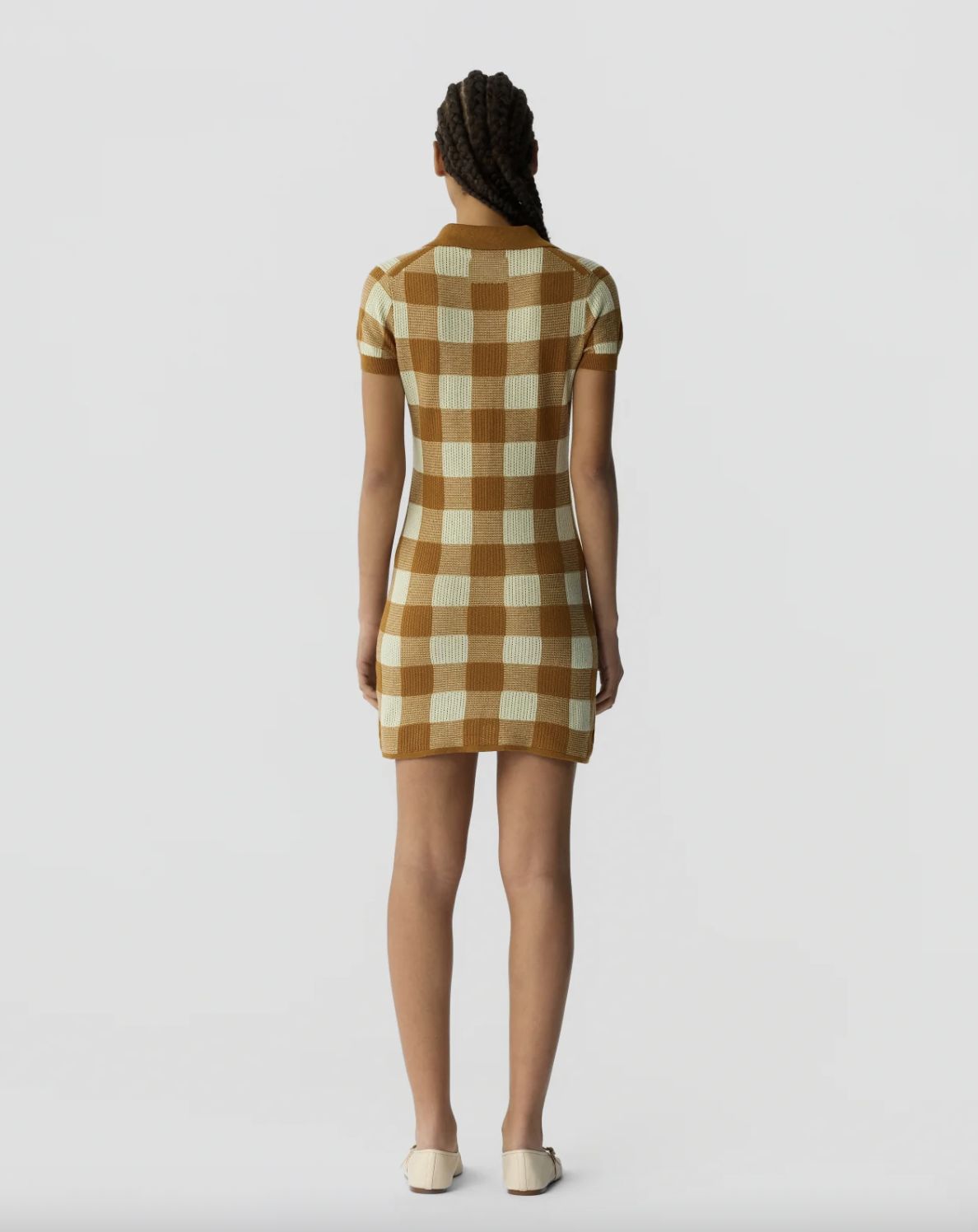Guest In Residence Gingham Polo Dress