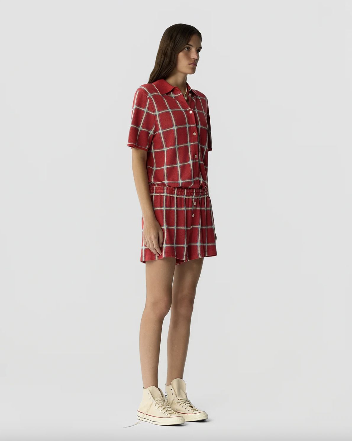 Guest In Residence Picnic Plaid Short