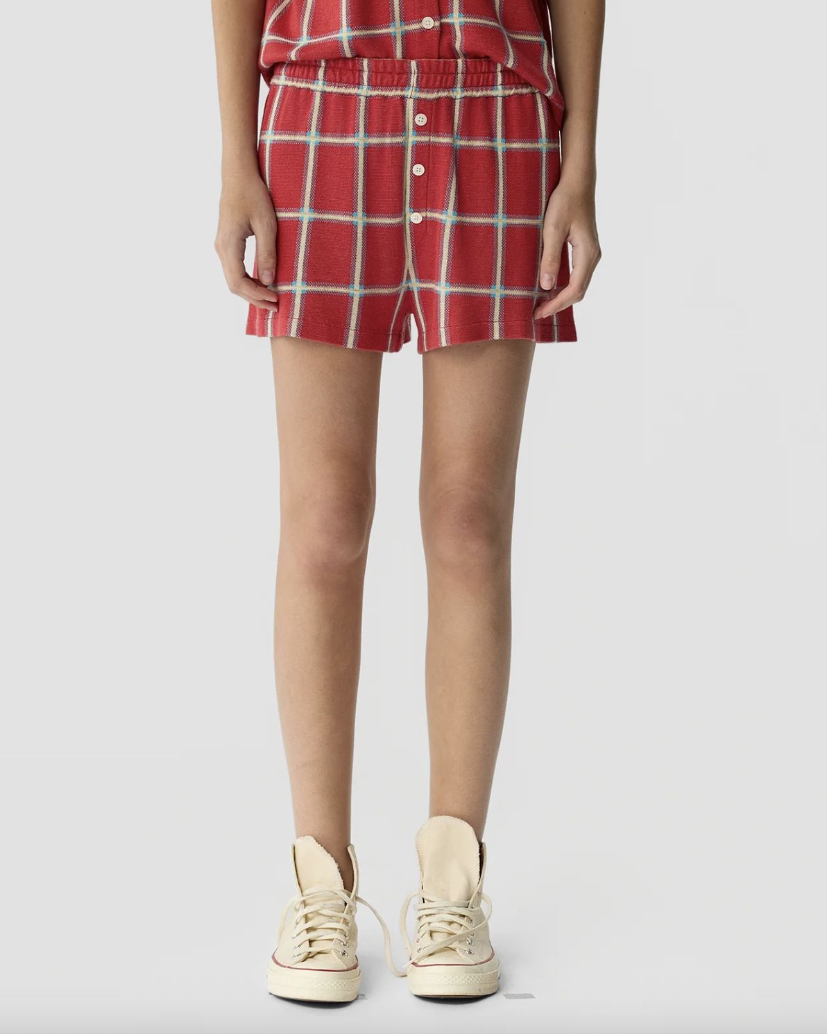 Guest In Residence Picnic Plaid Short