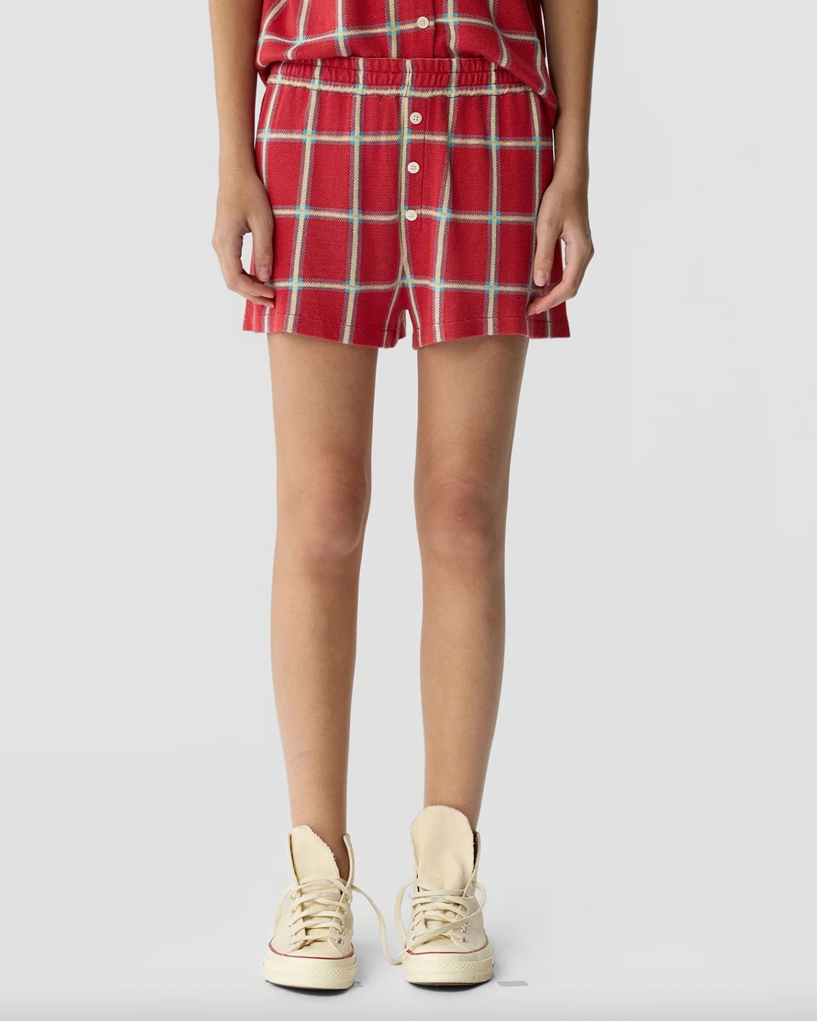 Guest In Residence Picnic Plaid Short