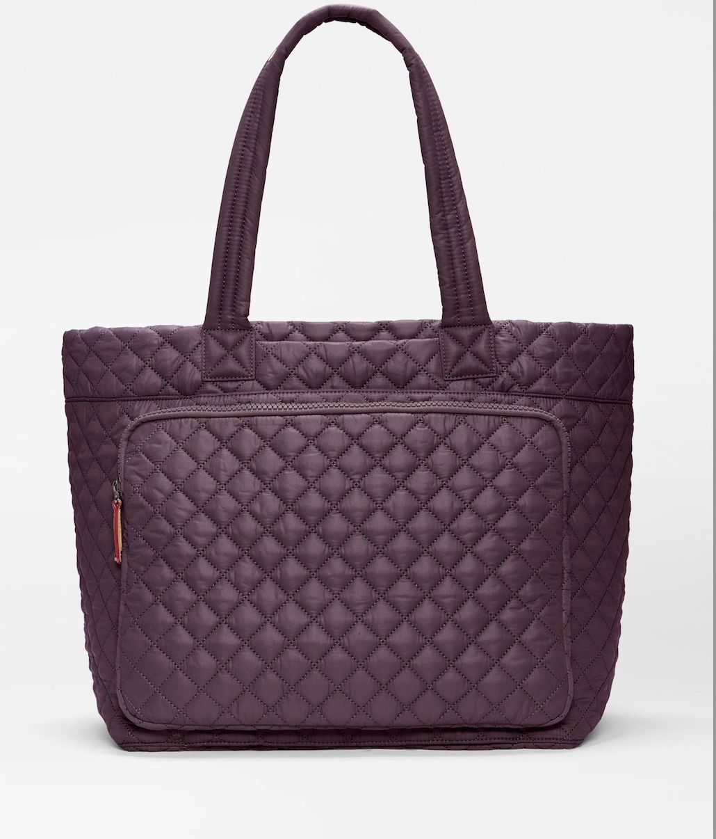 MZ Wallace Large Metro Travel Tote III Raisin