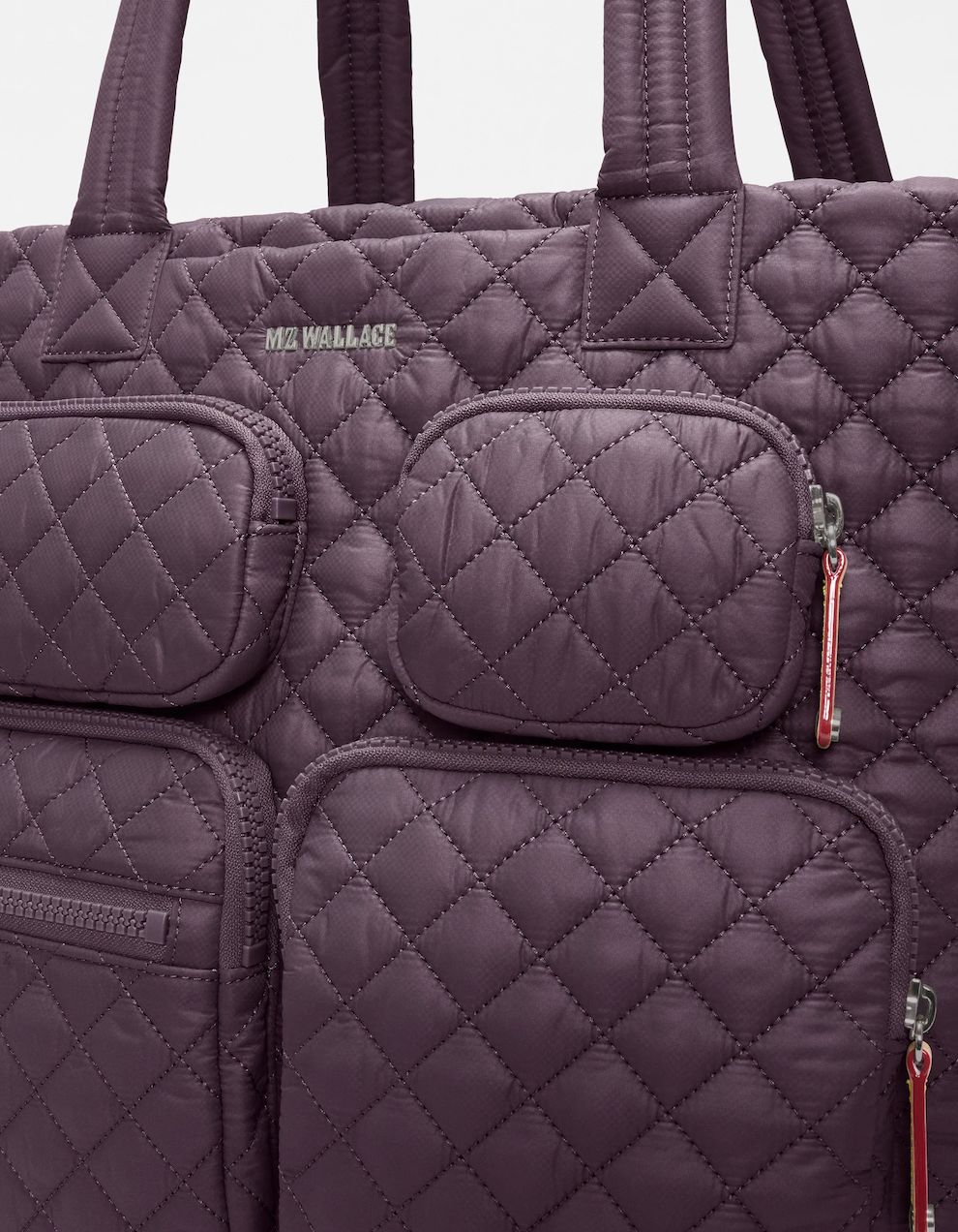 MZ Wallace Large Metro Travel Tote III Raisin
