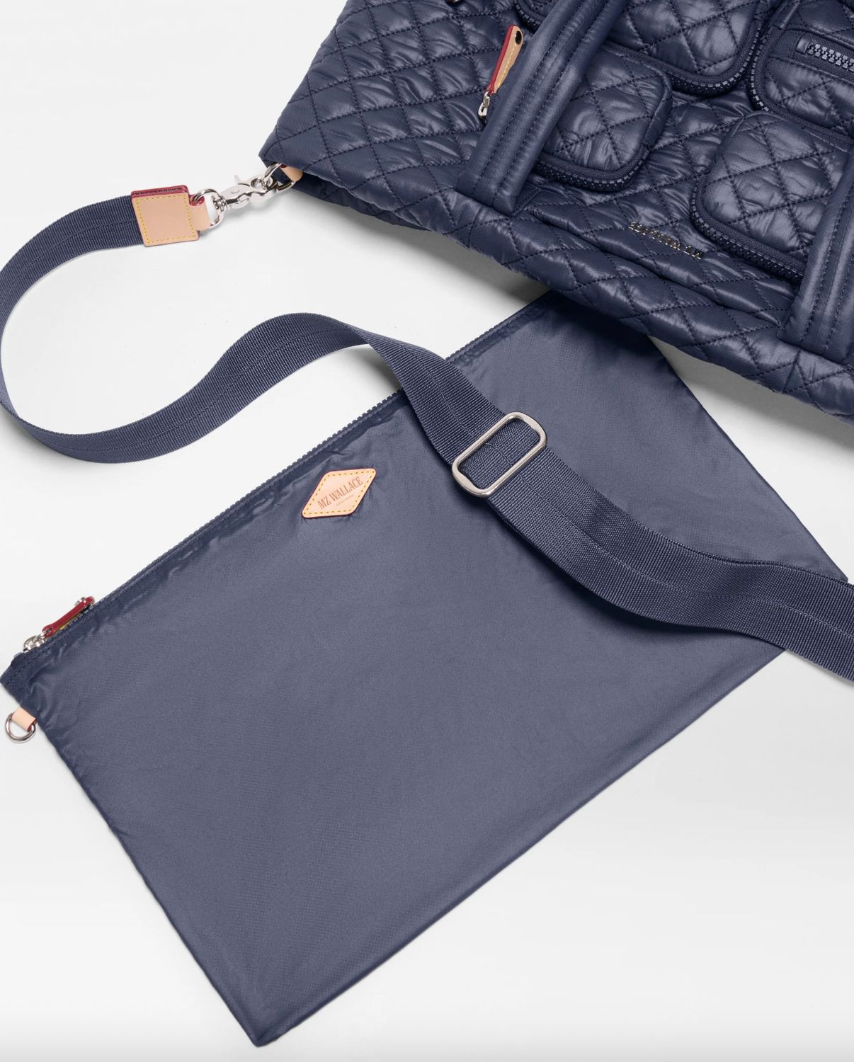 MZ Wallace Medium Metro Travel Tote Navy