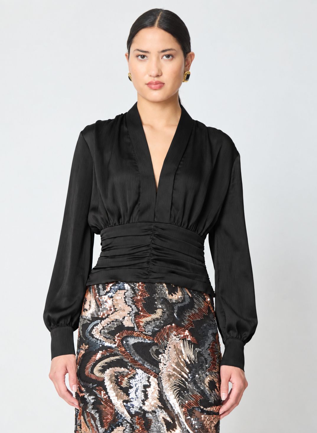 Gilner Farrar Clea Blouse in Black