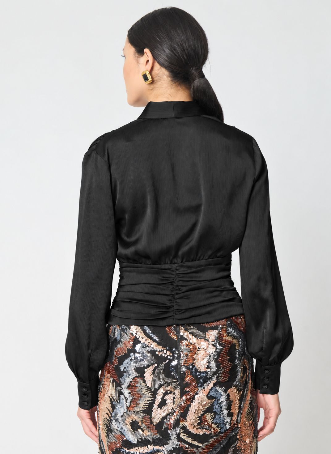 Gilner Farrar Clea Blouse in Black