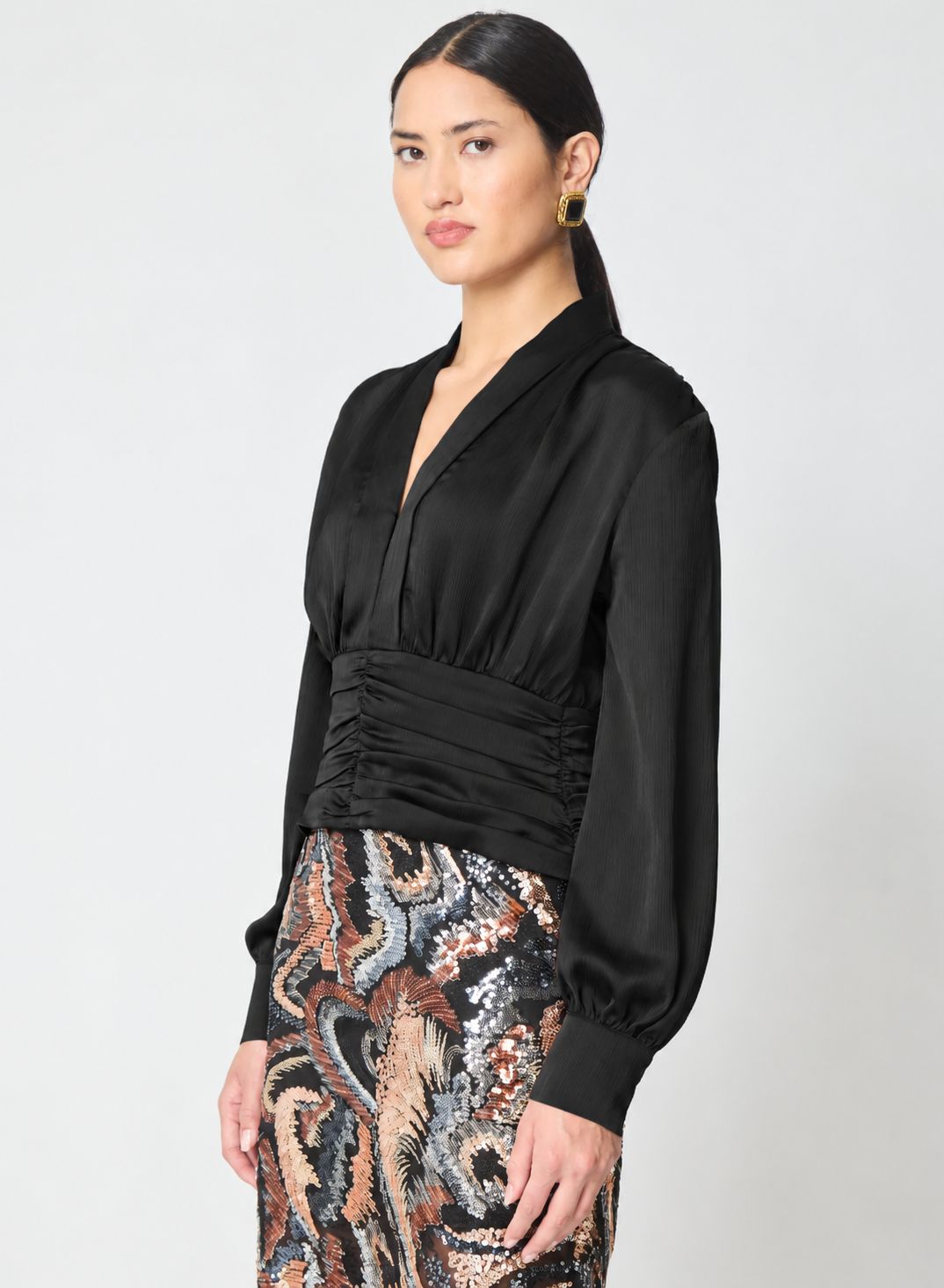 Gilner Farrar Clea Blouse in Black