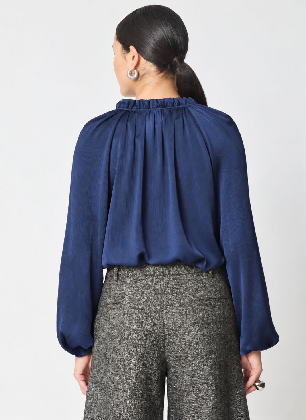Gilner Farrar Vera Blouse in Navy
