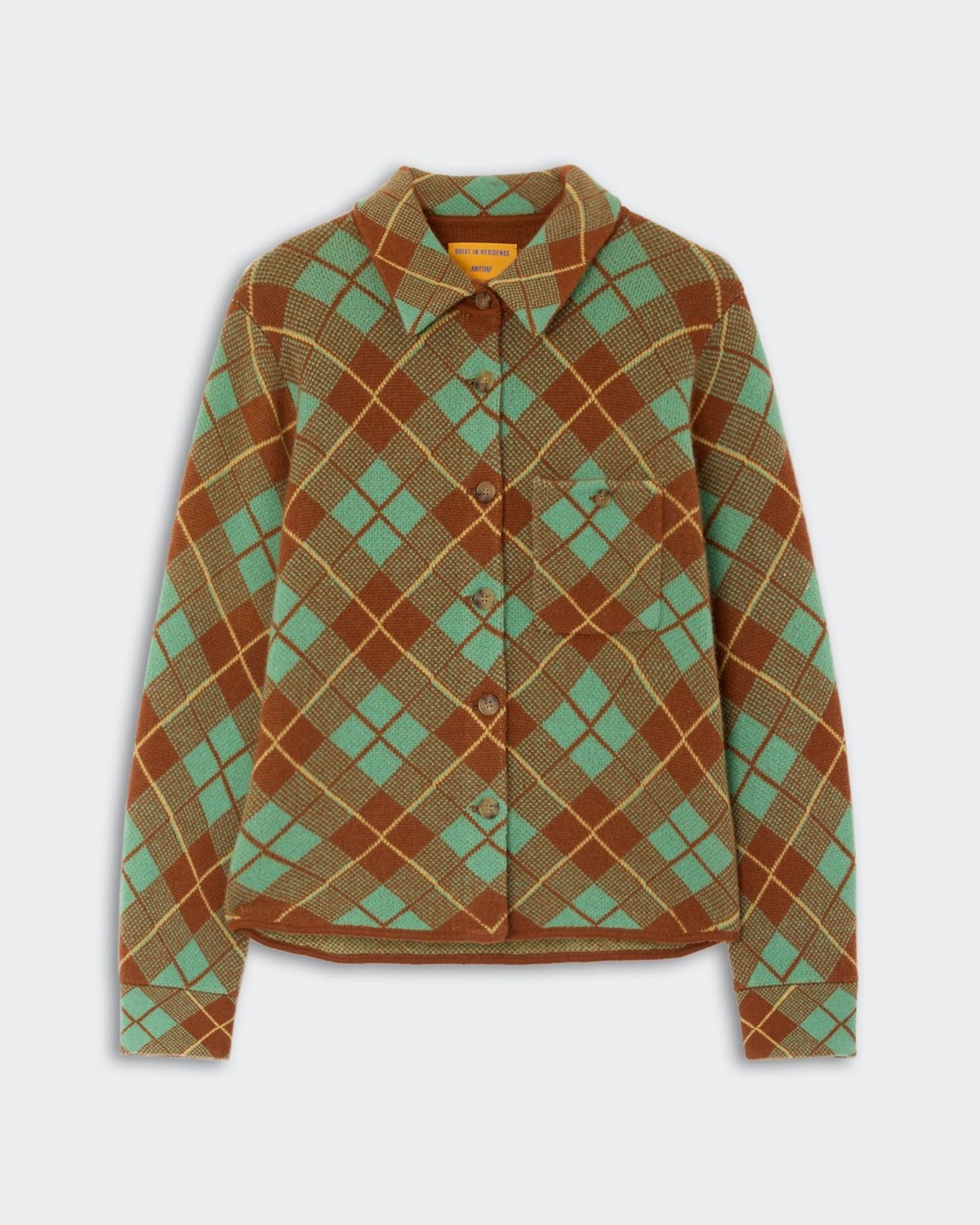 Guest In Residence Dylan Plaid Shacket, Color: Highland Combo, Size: XS