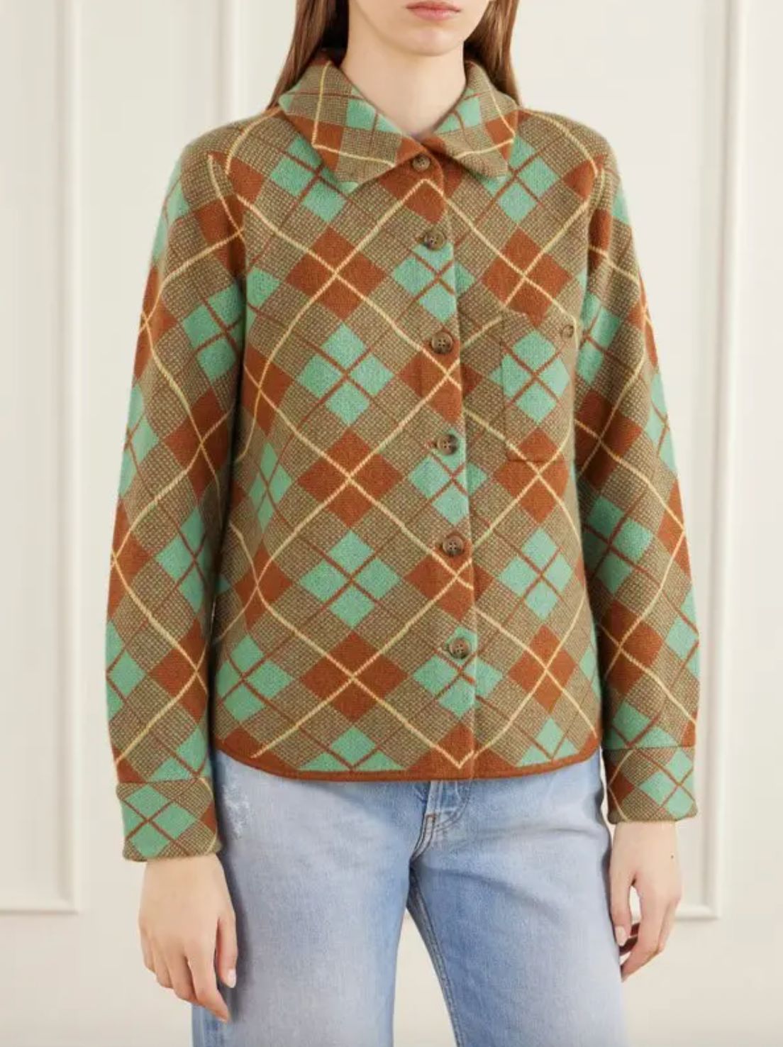 Guest In Residence Dylan Plaid Shacket